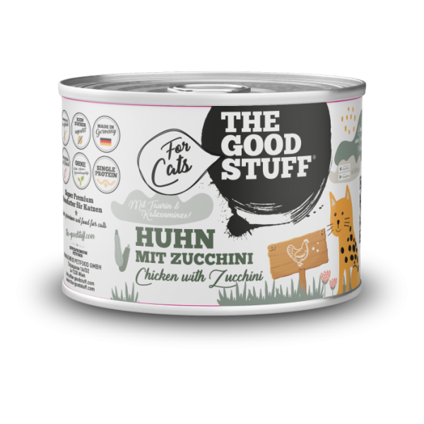 The Good Stuff Katzenfutter Huhn mit Zucchini, 200-g-Dose