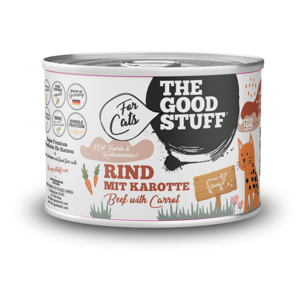 Katzenfutter Dose RIND 200g — Rind mit Karotte